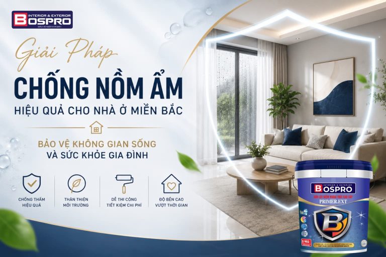 Giải Pháp chống nồm ẩm hiệu quả cho nhà ở Miền Bắc