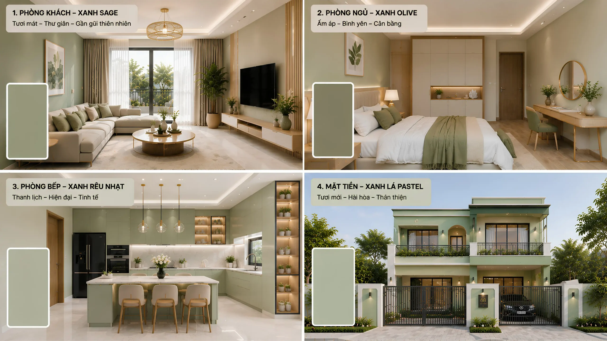 Màu theo mệnh mộc