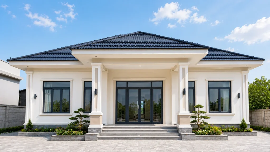 Nhà vườn mái Nhật hiện đại