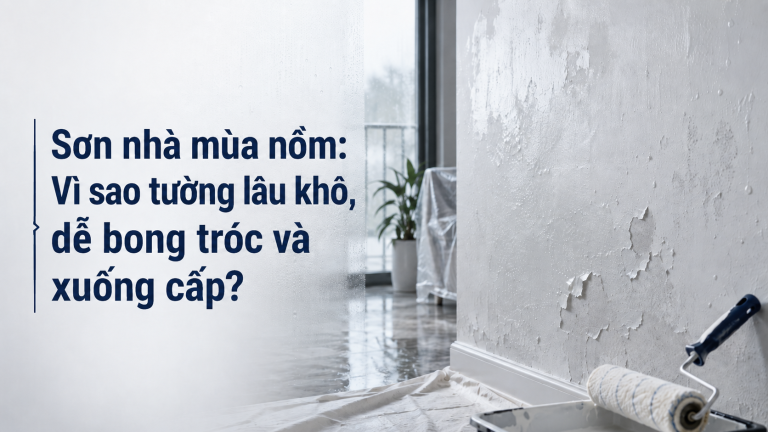 Mùa nồm có nên sơn nhà không? Những rủi ro gia chủ cần biết